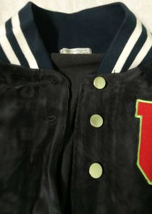 Blue velvet jacket