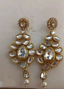 Kundan &amp; Pearls Jewellery Set For Women