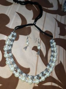Oxidized Jewelry With Earings