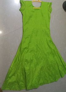 Parrot Green Colour Frock🦜