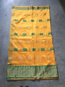 YellowSaree& Green Bangles
