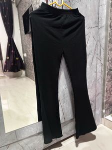 Black Flared Tights