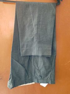 Gray Striped Suit Blazer