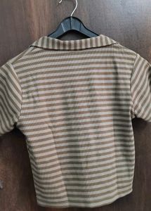 Striped Crop Top(Cutee🤌🏻😭)