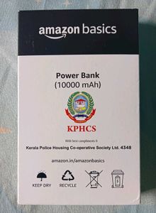Amazon Basics 10000mAH Lithium Polymer Power Bank