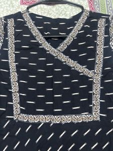 Black &amp; White Print Dress