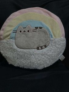 Pusheen Cat Rainbow Pillow