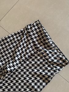 Houndstooth Print Pants