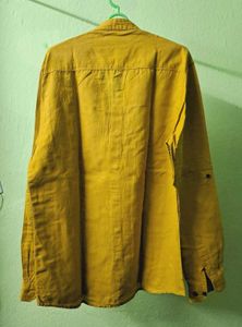 Men Slim Fit Cotton Linen Shirt