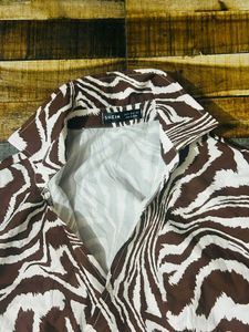 Branded SHEIN Women Regular Fit Animal Print Top