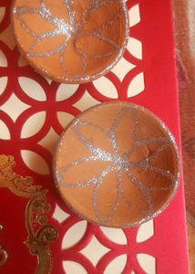 Glittery Diya Set Of 30