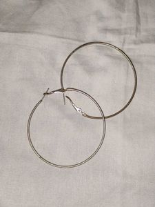 Silver Hoop Earrings