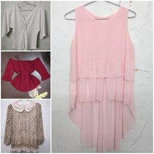 Lot of 4 Women's Tops