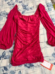 Hot Pink Mini Dress