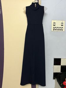 Pintrest Elegant Navy Maxi Dress