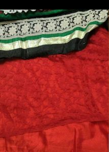 Elegant Red Anarkali Kurta Set