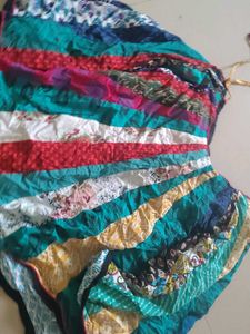 Colorful Striped Midi Skirt