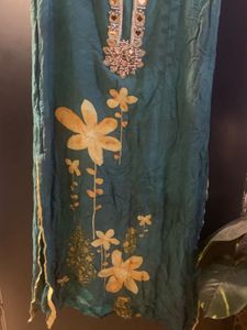 Designer Green Kurta