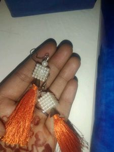 Beaded Tassel Earrings