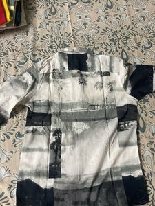 INC Abstract Print Shirt