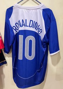 BRAZIL 2004 away Ronaldinho FOOTBALLJERSEY