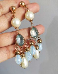 Ocean Pearl Drop Earrings