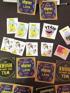 Bewakoof Collectible Stickers With Packaging Bags
