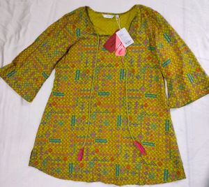 Max Ladies Lime Tunic