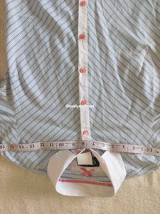 Striped Button-Down Shirt