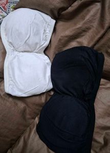 Free size Comfy Bandeau Bra - Set Of 2