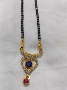 Mangalsutra with Blue Stone