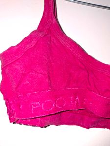 Pink Crop Top + Free Bra