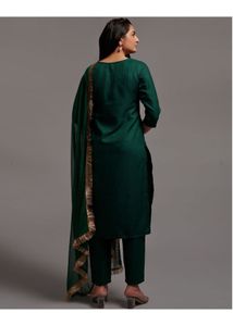 Emerald Green Embroidered Salwar Suit