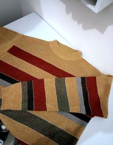 Striped Pullover Sweater