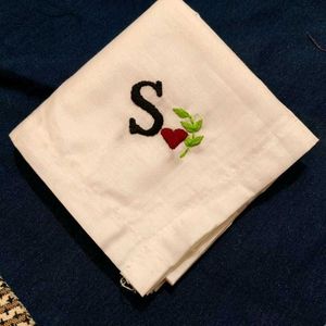 Vintage Embroidered Handkerchief