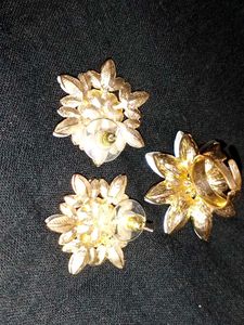 Set Of Finger Ring &amp; Earrings