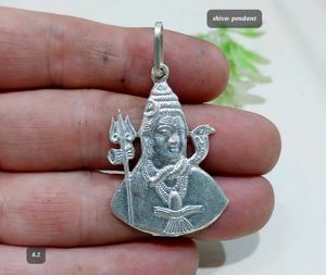 Real Silver Chandi Shri Shiva Pendant