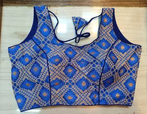 Blue Multicolour Blouse