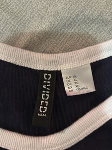 H&amp;M Blue Crop-top