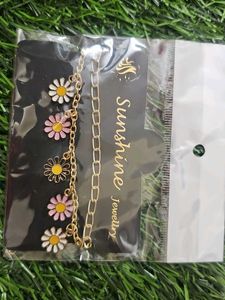 Sunshine Daisy Chain Bracelet