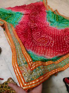 Bandhani beautiful ❤️ sareeeee