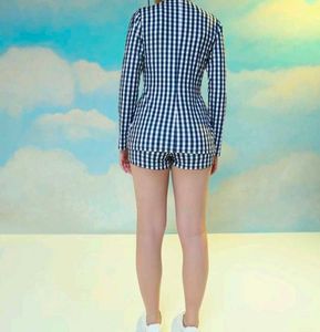 Checkered Romper