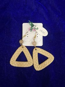 Triangle Woven Earrings