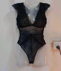 Flutter Backless Lace Bodysuit