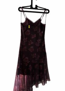 Floral Lace Trim Dress