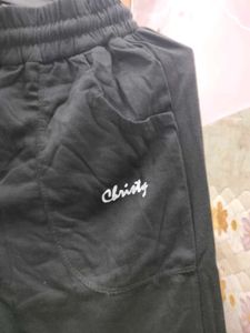 Christy Comfy Black Joggers