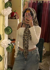 tiger print scarf