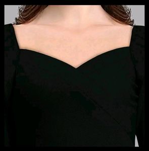 Black Midi Bodycon Dress