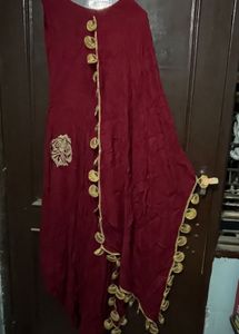✨Gown With Attached Dupatta✨