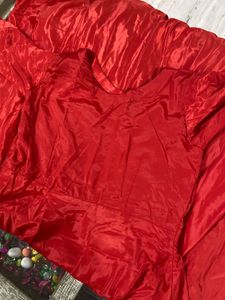 Elegant Red Ethnic Gown